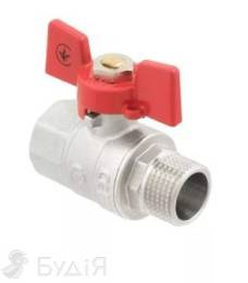 Кран кульовий Polmark DN20 (3/4'') НВ бабочка PSV22 (098672 )