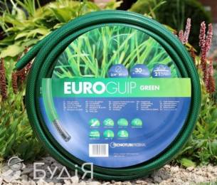 Шланг садовый Tecnotubi Euro Guip Green (3 шар) 3/4, 30 м