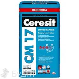 Клей для плитки еласт. супер Ceresit (Церезіт)  СМ 17 AERO (25 кг)