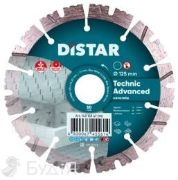 Круг алмазный отрезной Distar Technic Advanced 125x2,2/1,4x11x22,23-10 (14315347010)